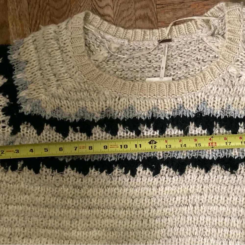 Free People Fair Isle sweater, Small - Picture 3 of 13
